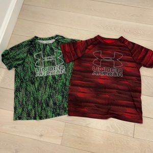 2 Under Armour tees.  Size Large. Good condition.